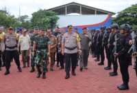 Kapolda Aceh dan Pangdam IM Pimpin Apel Gelar Pasukan Ops Mantap Brata Seulawah