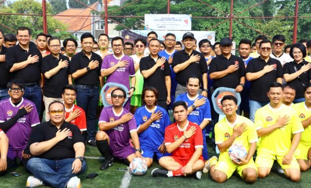 Perkuat Sinergisitas, Polri dan Jurnalis Gelar Seven Soccer