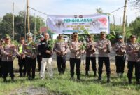 Sambut Hut Humas Polri Ke 72 Polres Aceh Tengah Lakukan Penghijauan Tanam Bibit Buah Buahan dan Pohon Pelindung