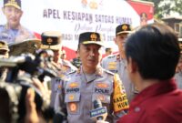 Humas Polri Gelar Pasukan Kesiapan Satgas Humas dalam Pengamanan Pemilu 2024