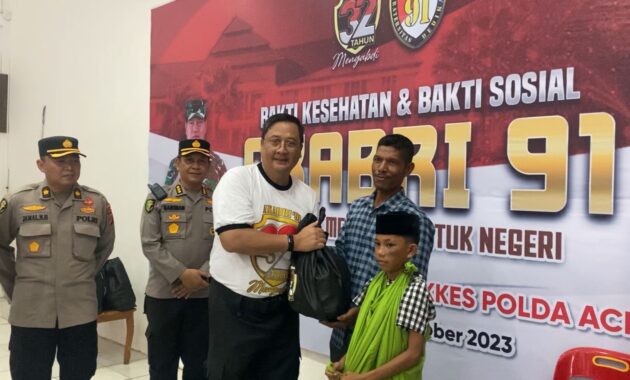 AKABRI Lulusan 1991 Terjun Langsung dalam Bakti Kesehatan di RS Bhayangkara Aceh