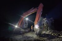Polisi Amankan Satu Unit Ekskavator di Lokasi Tambang Ilegal di Beutong