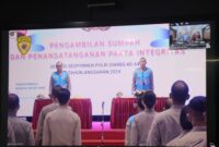 Panitia Seleksi Sespimmen Dikreg Ke-64 Polda Aceh Teken Pakta Integritas