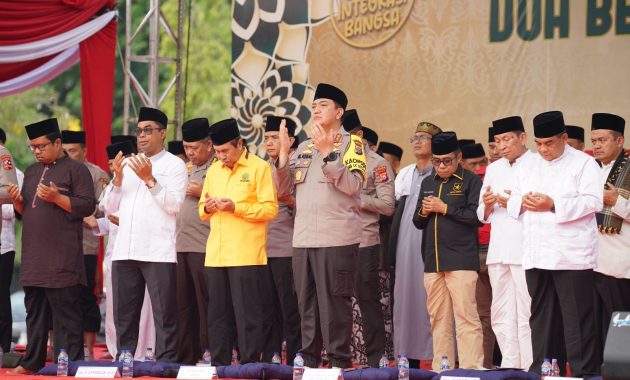 Hadirkan Penceramah Kondang Ustaz Das’ad Latif, Polda Riau Gelar Doa Bersama Pemilu Damai 2024