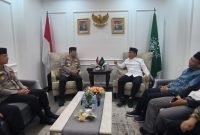 Dikunjungi Kaops NCS, Gus Yahya Nilai Polri Berhasil Jaga Ketentraman Jelang Pemilu