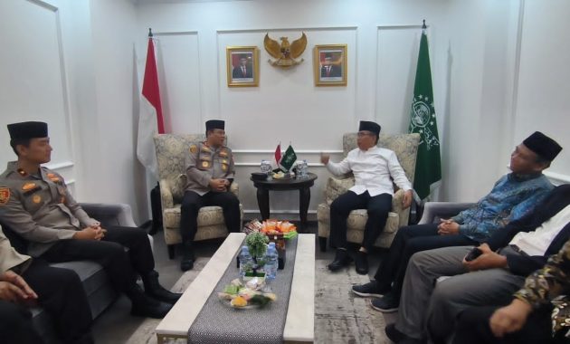 Dikunjungi Kaops NCS, Gus Yahya Nilai Polri Berhasil Jaga Ketentraman Jelang Pemilu