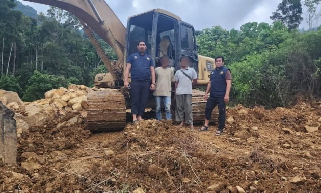 Penindakan Tambang Ilegal: Satu Unit Ekskavator Diamankan di Trumon Tengah, Aceh Selatan