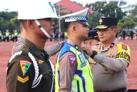 Wakapolda Aceh Pimpin Apel Gelar Pasukan Operasi Lilin Seulawah 2023