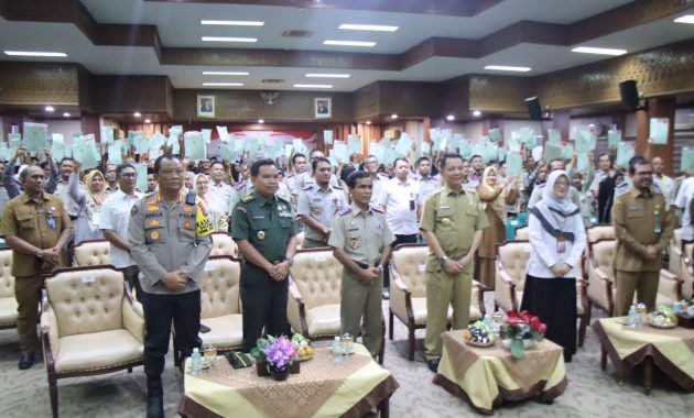 Kabid Humas Polda Aceh Hadiri Peluncuran dan Penyerahan Sertifikat Tanah Elektronik