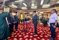 Pj Gubernur Lantik Direktur Bisnis dan Direktur Dana dan Jasa Bank Aceh