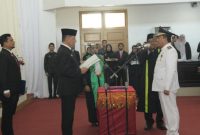 Penjabat Gubernur Achmad Marzuki Lantik Said Mulyadi sebagai Bupati Pijay Definitif