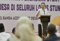 Pj Gubernur Ajak Keuchik Atasi Stunting di Aceh