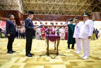 Pj Gubernur Aceh Lantik Pj Bupati Aceh Tamiang dan Aceh Jaya