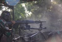 Danrindam IM Tinjau Latihan Olah Yudha Prajurit Siswa Prodi Dikmaba TNI AD TA 2023.