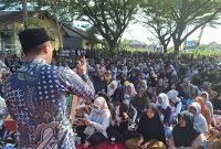Abon Usman : Gelar kampanye Terbuka,Ribuan Masyarakat Padati Lapangan Bola Gampong Surien