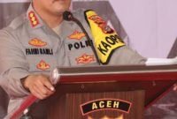 Kejahatan Jalanan dalam Wilayah Hukum Polresta Banda Aceh Kurang dari satu persen.