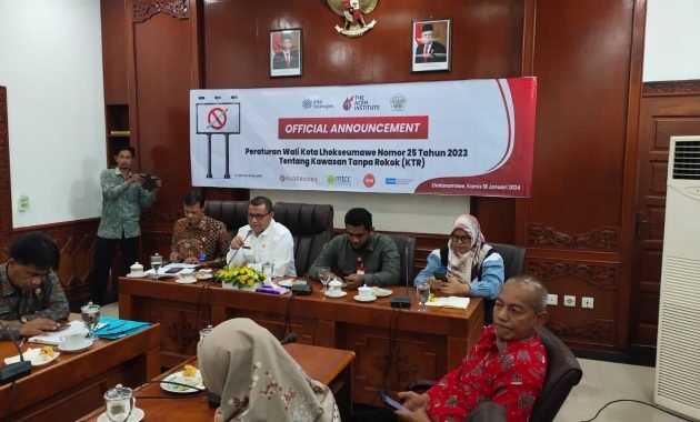 Pemkot Lhokseumawe dan The Aceh Institute Umumkan Perwal tentang KTR