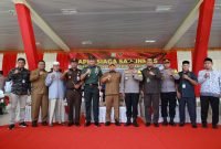 Pj Bupati Muhammad Iswanto Inspektur Apel Siaga Satlinmas  dan Pembekalan Pemilu,Diikuti 3.736 Personil