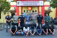Tujuh Remaja Viral Ala Gangster Diamankan Polisi di Aceh Utara