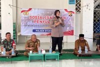 Kapolsek Syiah Kuala Lakukan Sosialisasi dan Penyuluhan tentang Pencegahan Kenakalan Remaja
