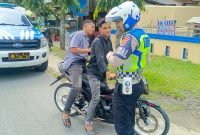 Ditlantas Polda Aceh dan Jajaran Amankan 121 Unit Sepeda Motor Berknalpot Brong