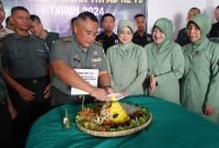 Kapendam IM Pimpin Syukuran HUT Penerangan Angkatan Darat Ke-73 di Markas Pendam IM
