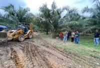 Bekas Sumur Injeksi Exploitasi PT Pertamina Rantau Mengeluarkan Sumburan Lumpur