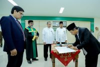 UIN Ar-Raniry Lantik 8 Dosen Dengan Tugas Tambahan, Ini Pesan Rektor