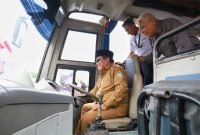Pj Bupati Pidie Apresiasi Bantuan Bus Damri