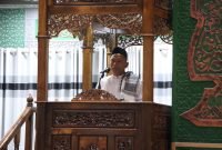 AKBP Eko Purwanto Sampaikan Pesan Pemilu Damai Usai Salat Subuh Berjemaah