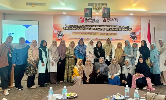 Panwaslih Aceh dan The Aceh Institute Sosialisasi Peran OMS dalam Awasi Pemilu