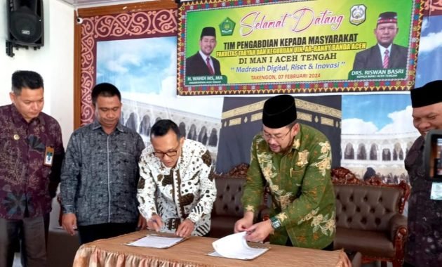 FTK UIN Ar-Raniry dan Kemenag Aceh Tengah Jalin Kerja Sama Pengabdian Masyarakat