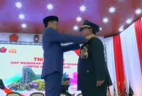 Jokowi Naikkan Pangkat Prabowo Menjadi Jenderal Bintang Empat