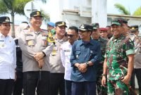 Kapolda Aceh bersama Pangdam IM Tinjau Situasi di TPS