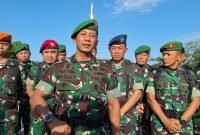 Pangdam IM Pimpin Apel Gelar Pasukan dalam rangka Kesiapan Pam Pemilu 2024.