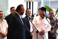 Prabowo Kunjungi Markas NasDem, Surya Paloh: Gabung Kabinet Pragib, Kemungkinan 50:50