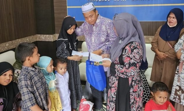 PWI dan IKWI Lhokseumawe Buka Puasa Bersama Dan Santuni Anak Yatim