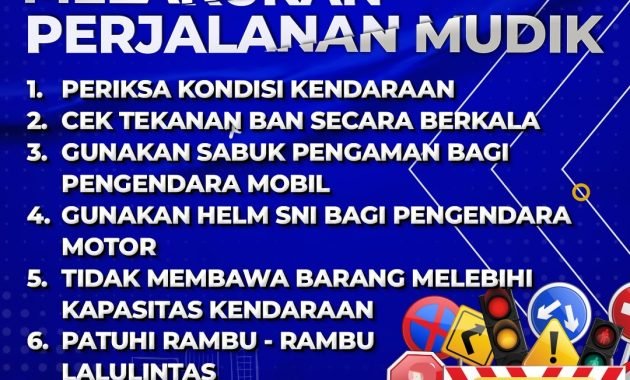 Ini Tips Bagi Pemudik agar Aman dalam Perjalanan