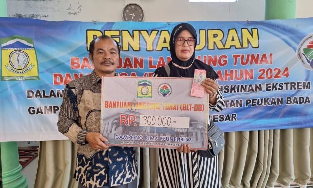 Gampong Rima Keuneurom Salurkan BLT Tahun 2024