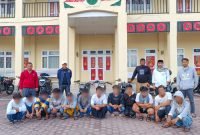 Satreskrim Polres Bener Meriah Amankan 12 Remaja Aksi Balap Liar
