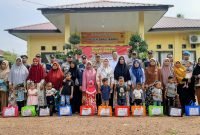 Polsek Darul Kamal Bersama Polresta Banda Aceh Gelar Bakti Sosial Peduli Stunting