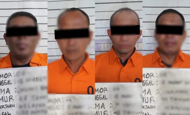 Polisi Tahan Empat Pelaku Pengeroyokan dan Pengrusakan Kantor KONI Aceh Timur
