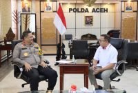 Kapolda Aceh Terima Audiensi GM Wilayah Telkom Aceh