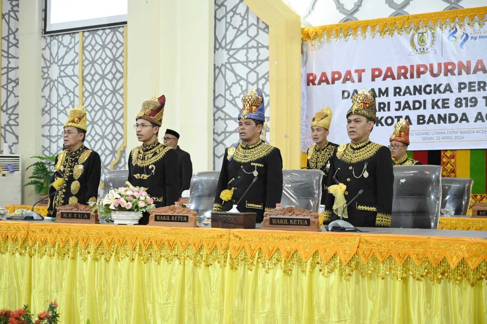 DPRK Gelar Paripurna Istimewa HUT Ke-819 Kota Banda Aceh