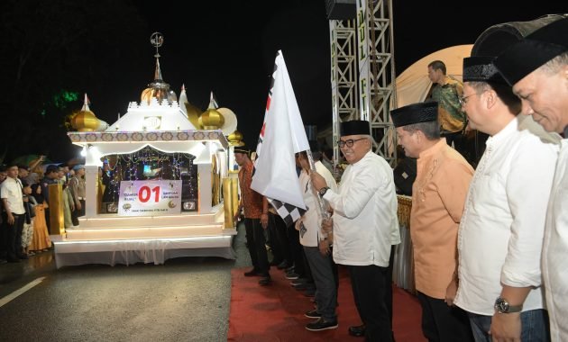 Dilepas Pj Gubernur, Pawai Takbir Idul Fitri Berlangsung Meriah