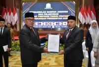 Lantik Kepala BPKA, Pj Gubernur: Sukseskan PON XXI dan PSN