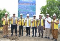 Pj Gubernur Bersama Forkopimda Tinjau Pembangunan Bendungan Keureuto Aceh Utara