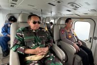 Kapolri-Panglima TNI Patroli Udara Cek Kesiapan Mudik di Pelabuhan Gilimanuk