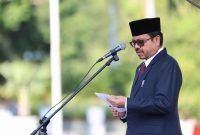 Pj Sekda Pimpin Upacara Peringatan Hari Otonomi Daerah ke-28 di Aceh