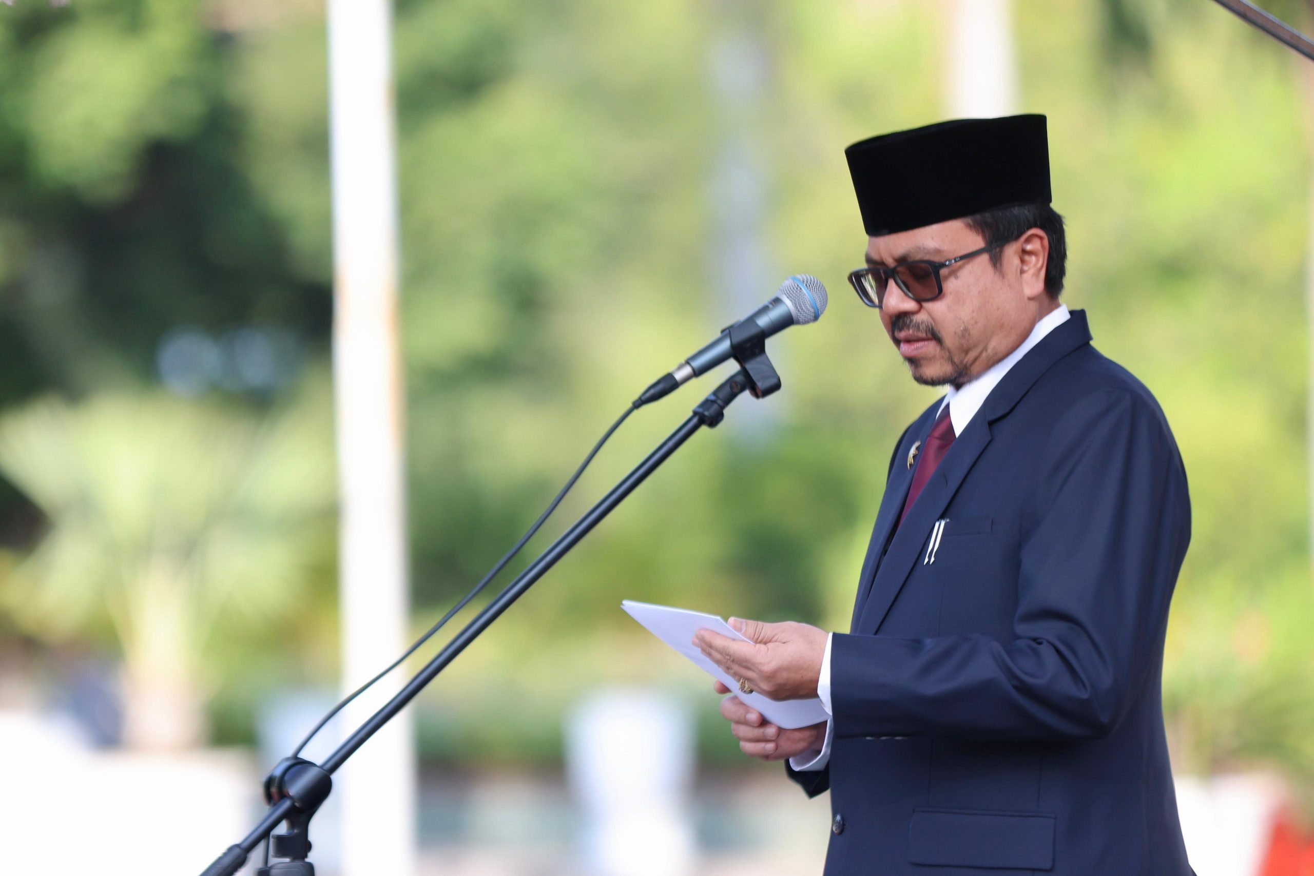 Pj Sekda Pimpin Upacara Peringatan Hari Otonomi Daerah ke-28 di Aceh